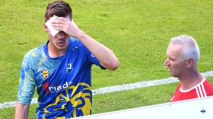 Humenné - P. Bystrica 2:1. Zranený Samuel Kuc