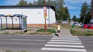 Priechod pre chodcov na Hrnčiarskej ulici