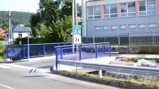 Vynovený most Humenského potoka