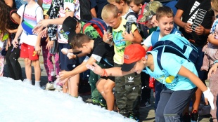 Prezentácia policajných, hasičských i záchranárskych zložiek.
