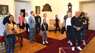 Zahraničná návšteva v kaštieli