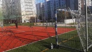 Oplotenie ihriska (Partizánska ulica) - október 2022