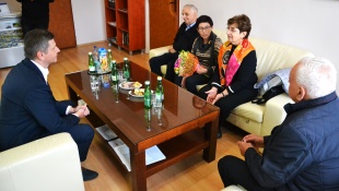 Anna Švédová a Juraj Grosman na stretnutí s primátorom mesta