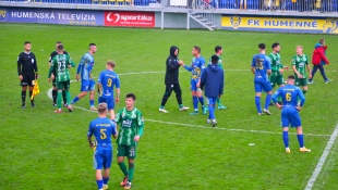 1/8-finále Slovnaft cupu: Humenné - Prešov 0:1