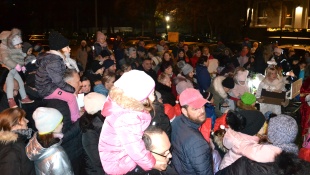 Mikuláš na humenských sídliskách - Sídlisko I (park Jednička)