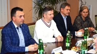 Primátor mesta Miloš Meričko s delegáciou