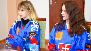 Na návšteve u primátora... Klára Macková a Soňa Kubaniová