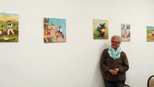 Mária Haburajová vyzdobila Denné centrum Štefánikova