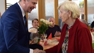 Miloš Meričko a pani Anna, ktorá sa 8. marca dožila 91 rokov