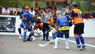 Hokejbalové štvrťfinále: Humenné - Trebišov 5:4 sn