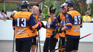 Hokejbalové štvrťfinále: Humenné - Trebišov 5:4 sn