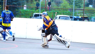 Hokejbalové štvrťfinále: Humenné - Trebišov 5:4 sn