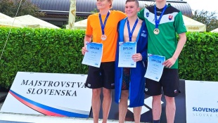 Blahoželáme, Oliver Verba. Majster SR na 50 m motýlik