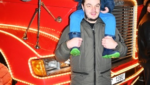 Čarovný vianočný kamión v Humennom
