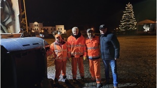 Čistenie mesta po silvestrovskej oslave