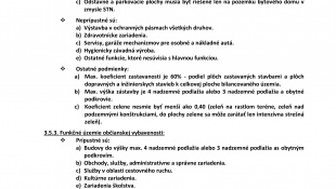 Územný plán zóny Pod Sokolejom