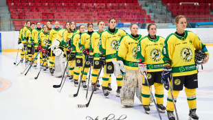 Nina Chovancová, majsterka SR v hokeji (Šarišanka Prešov)