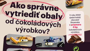 Ako triediť obaly z čokolády