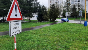 Dočasné dopravné značenie (Laborecká ulica)