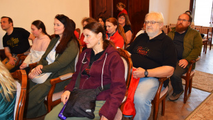 Prijatie zboru Cantica Collegium Musicum v kaštieli