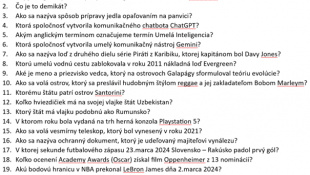 3. kolo školského SchoolQuizu
