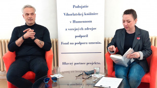 Jaro Slávik na besede vo Vihorlatskej knižnici