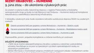 Železničné ZMENY CESTOVNÉHO PORIADKU od 9. júna