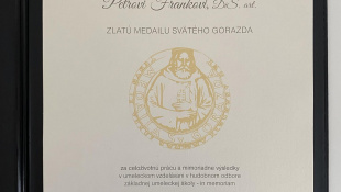 Cena sv. Gorazda - Zlatá medaila in memoriam pre Petra Franka