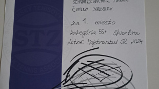 Marián Schwarzbacher - dvojnásobný tenisový Majster SR za rok 2024