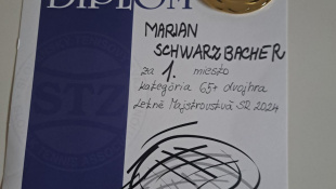 Marián Schwarzbacher - dvojnásobný tenisový Majster SR za rok 2024