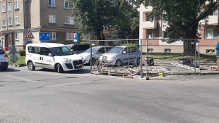 Havária horúcovodu - križovatka ulíc Nemocničná / 1. mája