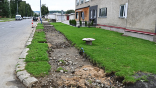 Rekonštrukcia potrubí, kontrolný deň (25.7.)