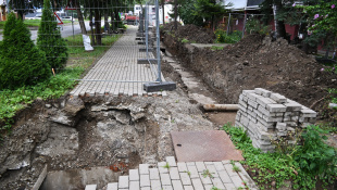 Rekonštrukcia potrubí, kontrolný deň (25.7.)