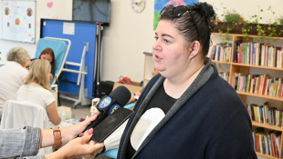 Mobilný odber krvi v Komunitnom centre Podskalka - Alena Andrášiková