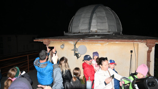 Pozorovanie kométy Tsuchinshan a planéty Saturn