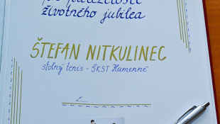 Štefan Nitkulinec (80) a Marián Tomahogh (75) u primátora