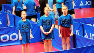 Majstrovstvá Slovenska ZŠ v stolnom tenise (dievčatá ZŠ Kudlovská)