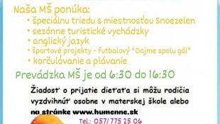 Zápis detí do MŠ 2025/2026
