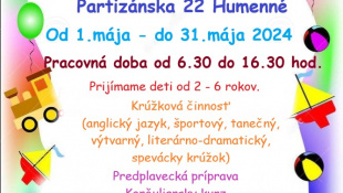 Zápis detí do MŠ 2025/2026