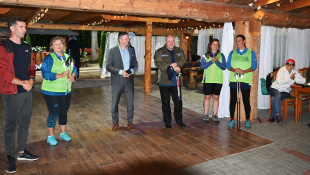 Seniorský šport - Nordic walking (aj s ministrom)