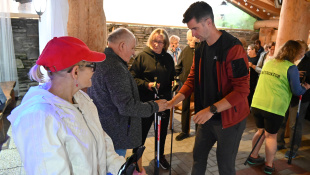 Seniorský šport - Nordic walking (aj s ministrom)