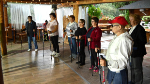 Seniorský šport - Nordic walking (aj s ministrom)
