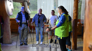Seniorský šport - Nordic walking (aj s ministrom)