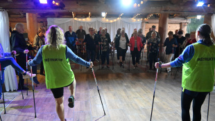 Seniorský šport - Nordic walking (aj s ministrom)