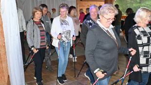 Seniorský šport - Nordic walking (aj s ministrom)