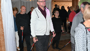 Seniorský šport - Nordic walking (aj s ministrom)