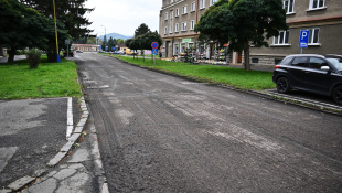 Frézovanie asfaltu ciest (Laborecká, Nemocničná, Pugačevova)