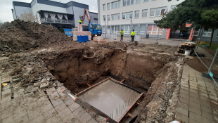 Modrá infraštruktúra... pred CVČ vznikne pochôdzna fontána