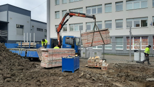 Modrá infraštruktúra... pred CVČ vznikne pochôdzna fontána
