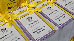 Titul ŠKOLA eTWINNING 2025-2026 pre ZŠ Hrnčiarska